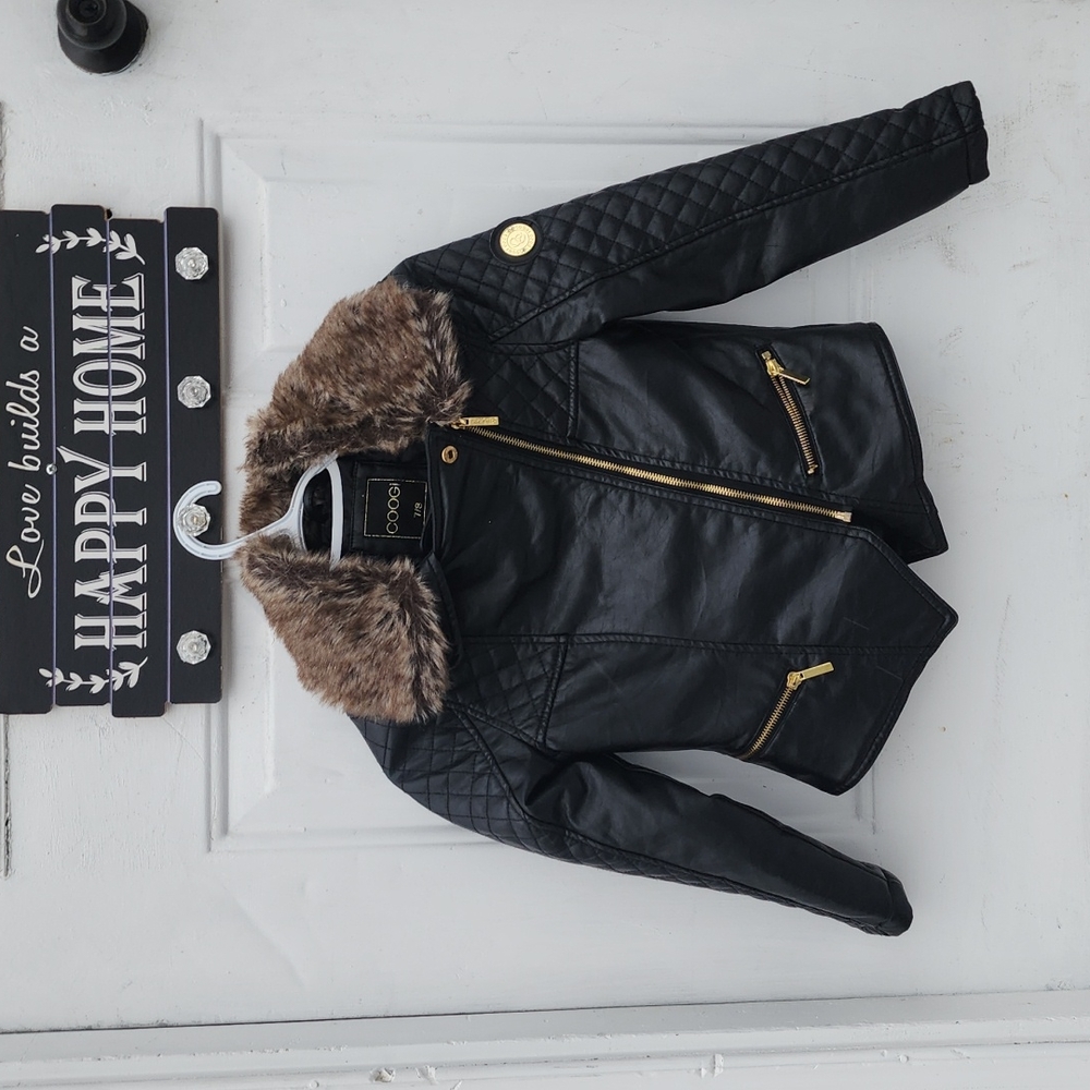 Coogie girls pu coat 7/8